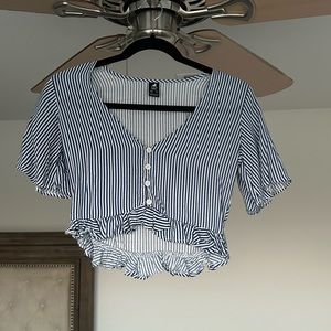 Blue Stripped blouse